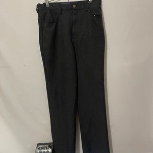 Heather Black rancher straight style dress jeans